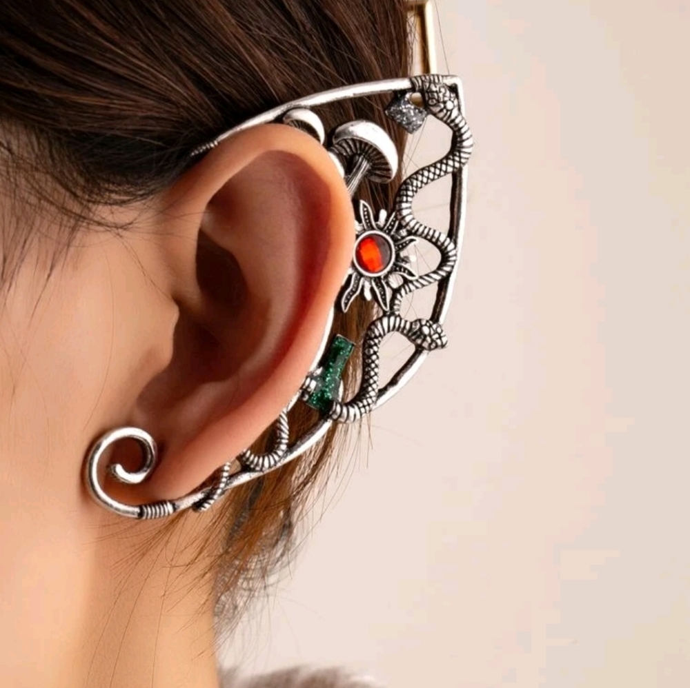 MYSTICAL FAIRY TALE ELF EAR EARRING CUFF NO PIERCING EARRING CUFF